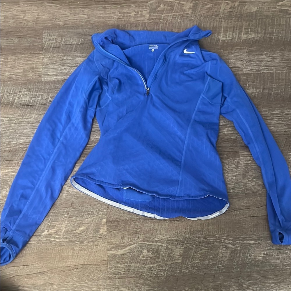 Nike Blue Quarter-Zip Pullover